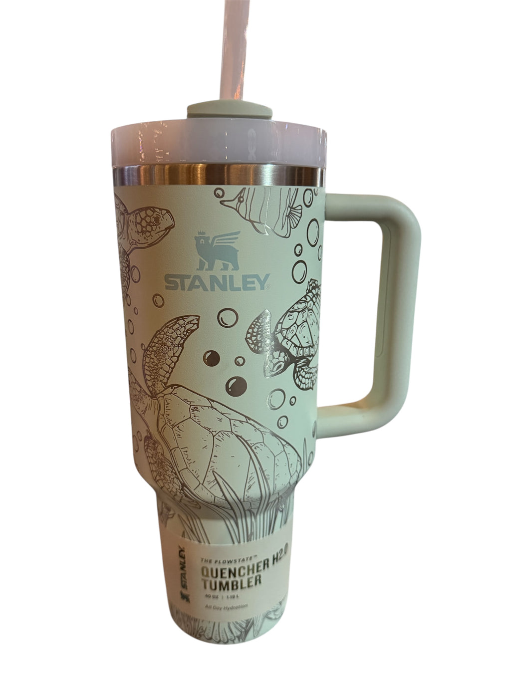 40oz Authentic Stanley Sea Turtle Tumbler