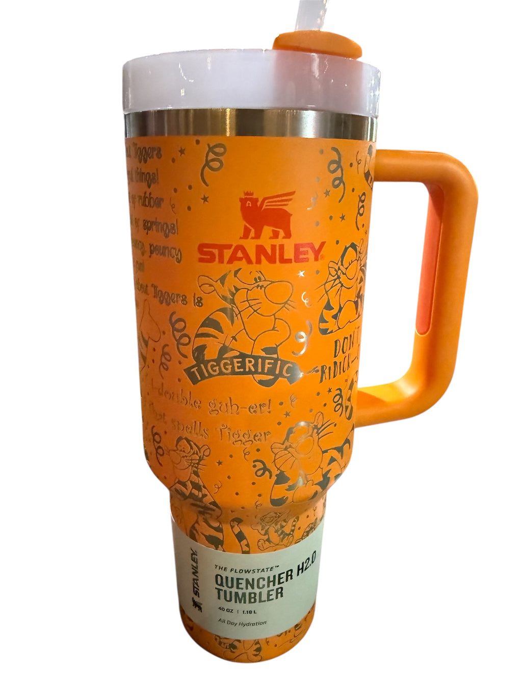 Orange 40oz authentic Stanley Tumbler